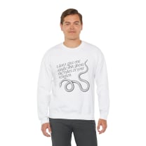 I Don't Give One Single Sh*t About the Rules of Your Religion Unisex Heavy Blend™ Crewneck Sweatshirt Sizes SM-5XL | Plus Size Available