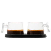 Espresso Cup Set - Color: Black, Bundle: Set of 2