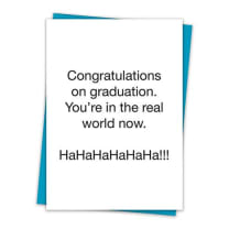 Congratulations on Graduation Greeting Card with Teal Envelope