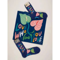 Love Who You Love Shopper Bag in Blue | BlueQ at GetBullish
