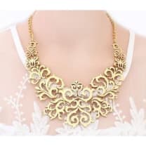 True Baroque Necklace in Gold, Magenta, or Black
