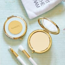 Flawless Compact Mirror | Comes in Drawstring Muslin Bag