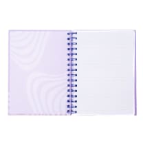 Overthinker Spiral Bound Notebook | Reflective Cover Journal | Retro Violet