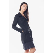 The Grace Long Blazer Dress in Black