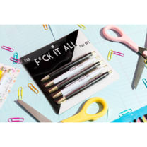 Fuck It All Pen Black Ink Pen Set - 5 Pens with Gold HardwareFun Club