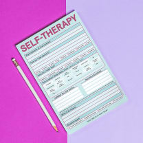 Self-Therapy Notepad in Pastel Blue