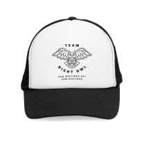 Team Night Owl Unisex Mesh Cap - Color: Black, Size: ONE SIZE