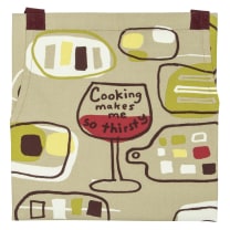 Cooking Makes Me So Thirsty Funny Cooking and BBQ Apron Unisex 2 Pockets Adjustable Strap 100%  | BlueQ at GetBullish