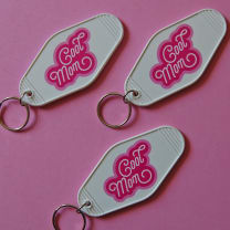 Cool Mom Motel Style Keychain