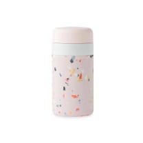 12oz Terrazzo Porter Insulated Bottle In Blush | Insulated Ceramic Bottle