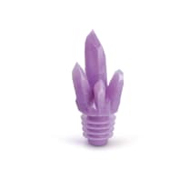 Liquid Crystal Wine Bottle Stopper in Purple