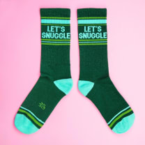 Let's Snuggle Crew Socks | Gym Socks | Unisex