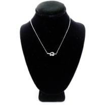 Eternal Knot Silver Necklace