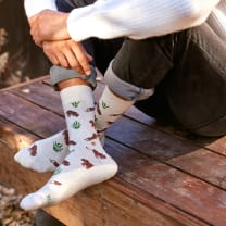 Men's Socks that Protect Tigers  | Fair Trade | Fits Men's Sizes 8.5-13