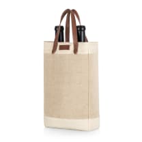 Pinot Jute 2 Bottle Insulated Wine Bag