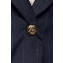 Shawl-Lapels Single-Breasted Blazer