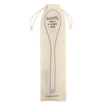 Never Trust A Skinny Cook Wooden Cooking Spoon in Canvas Gift Bag