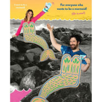 Mer-Mazing Oven Mitt with Mermaid Design | Kitchen Thermal Single Pot Holder | BlueQ at GetBullish