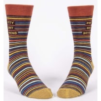 Last Call! Pretty Decent Boyfriend Men's Crew Socks | BlueQ at GetBullish