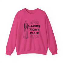 Ladies Fight Club Unisex Heavy Blend™ Crewneck Sweatshirt Sizes SM-5XL | Plus Size Available