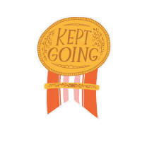 Kept Going You Deserve A Medal Sticker Greeting Card