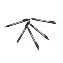 Sweary Fuck Pens Cussing Pen Gift Set - 5 Black Gel Pens Rife with Profanity