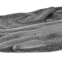 Diamond Doll Women's Rhinestone Studded Winter Gloves | Touch Screen | Soft Fleece Lining