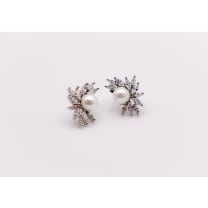 Pearlescent Blossom Earrings