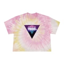 Born in the 1900s Women's Tie-Dye Crop Tee