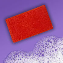 Valentine Sayings Red Bar of Soap | Strawberry Scent | Valentine Gifts