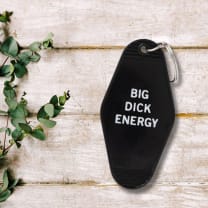 Big Dick Energy Motel Style Keychain in Black