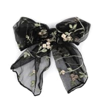 Dark Prairie Hair Bow with Clip