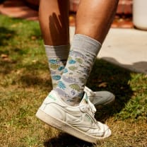 Men's Socks That Protect Sloths | Fair Trade | Fits Men's Sizes 8.5-13