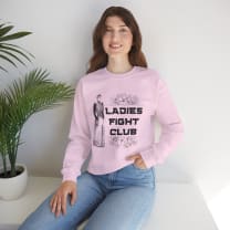 Ladies Fight Club Unisex Heavy Blend™ Crewneck Sweatshirt Sizes SM-5XL | Plus Size Available