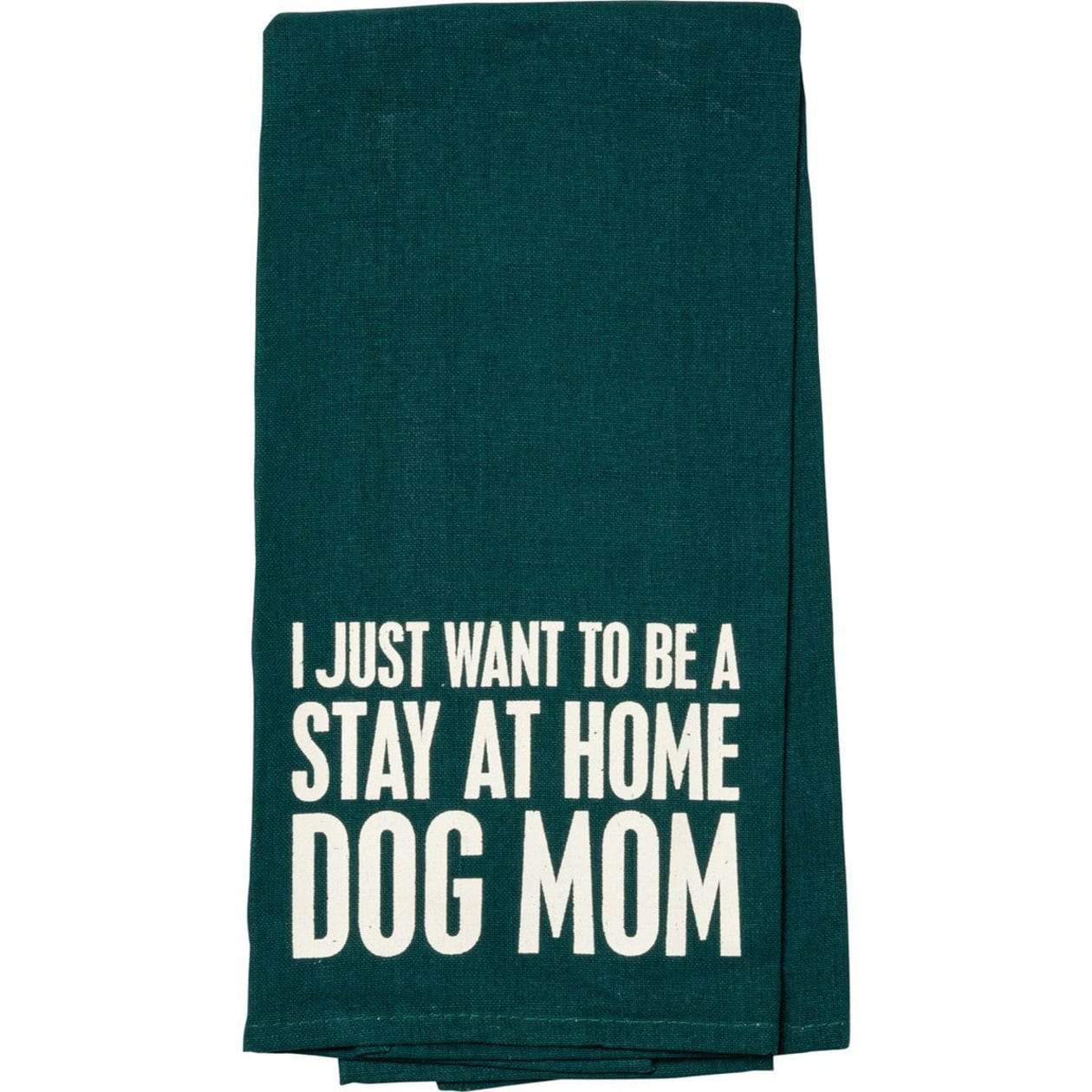 Stay At Home Dog Mom Dish Towel And Dog Shaped Cookie Cutter Set