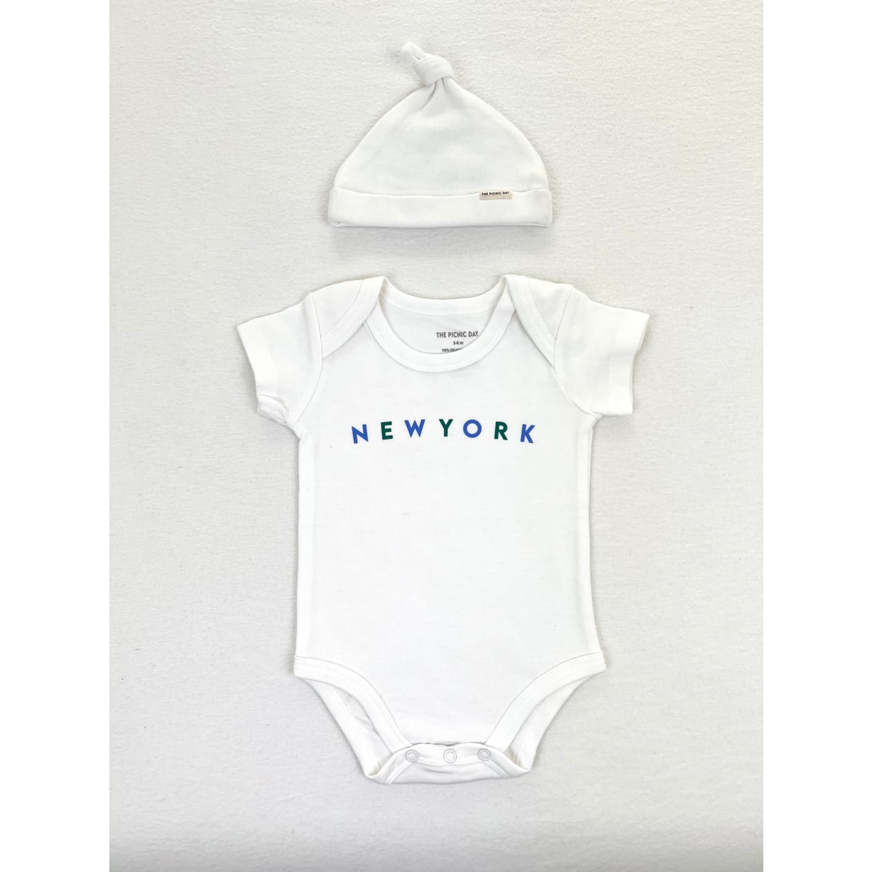 Organic Cotton Baby Hat White