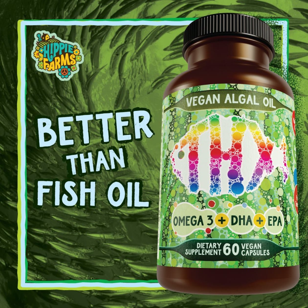 Vegan Algae Oil with DHA & EPA - The Better, Cruelty Free, Omega-3