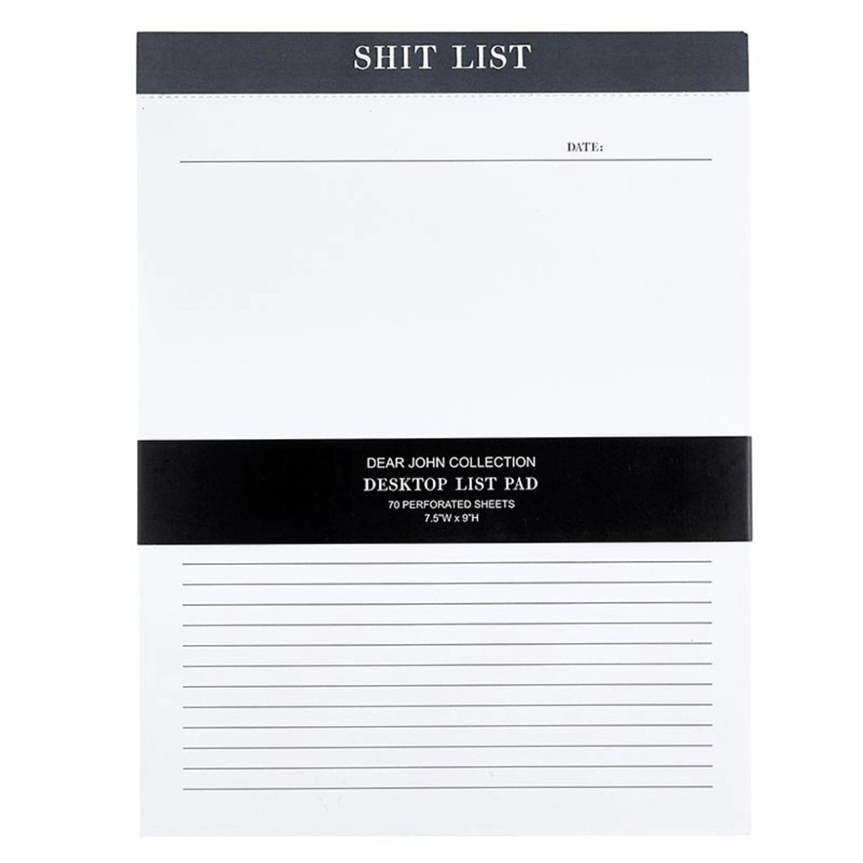 Shit List Chunky List Pad | 7.5" x 9.75"