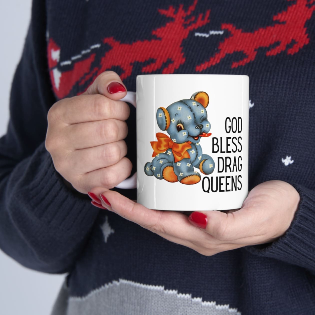 God Bless Drag Queens Ceramic Mug 11oz