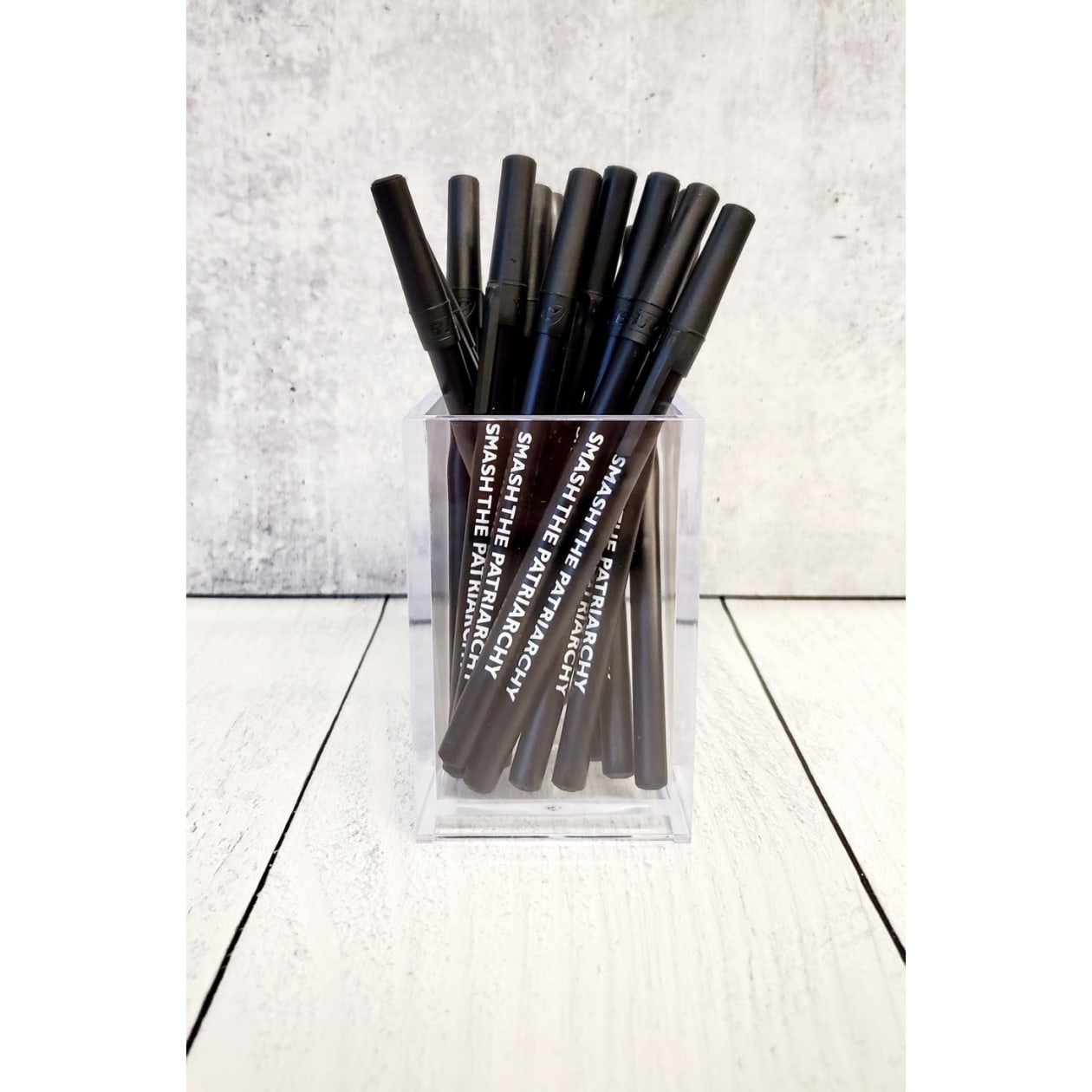 Smash the Patriarchy Matte Black Pens Bulk Pack of 100