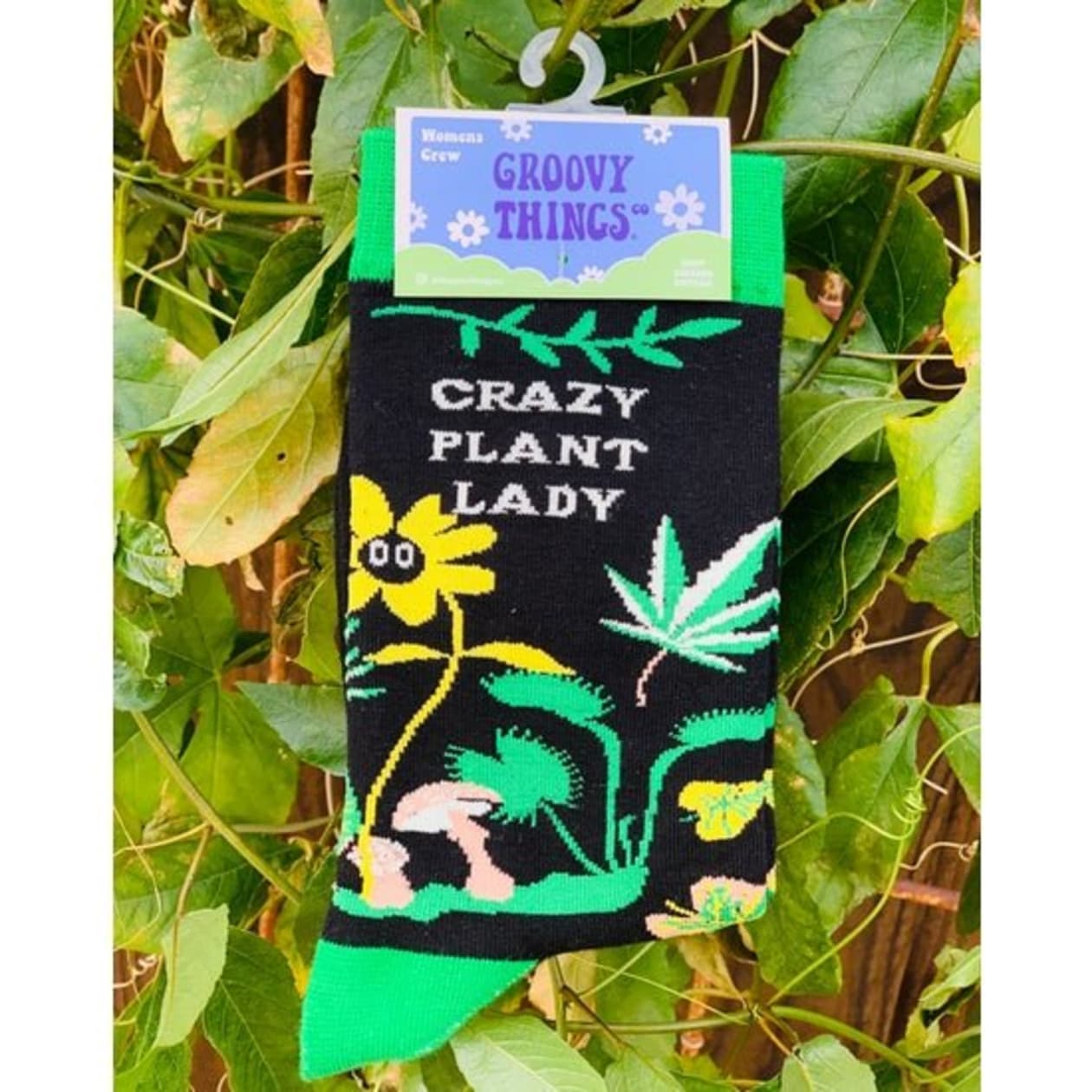 Crazy Plant Lady Women's Crew Socks