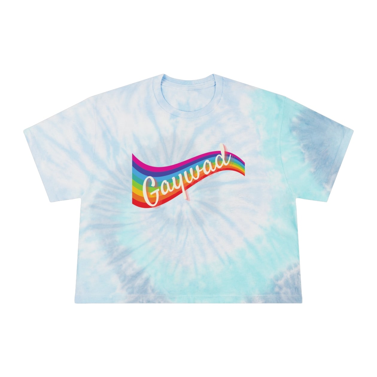 Gaywad Women's Tie-Dye Crop Tee