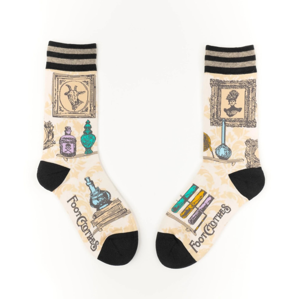 Toxic Curiosities Crew Socks | Victorian Themed Socks