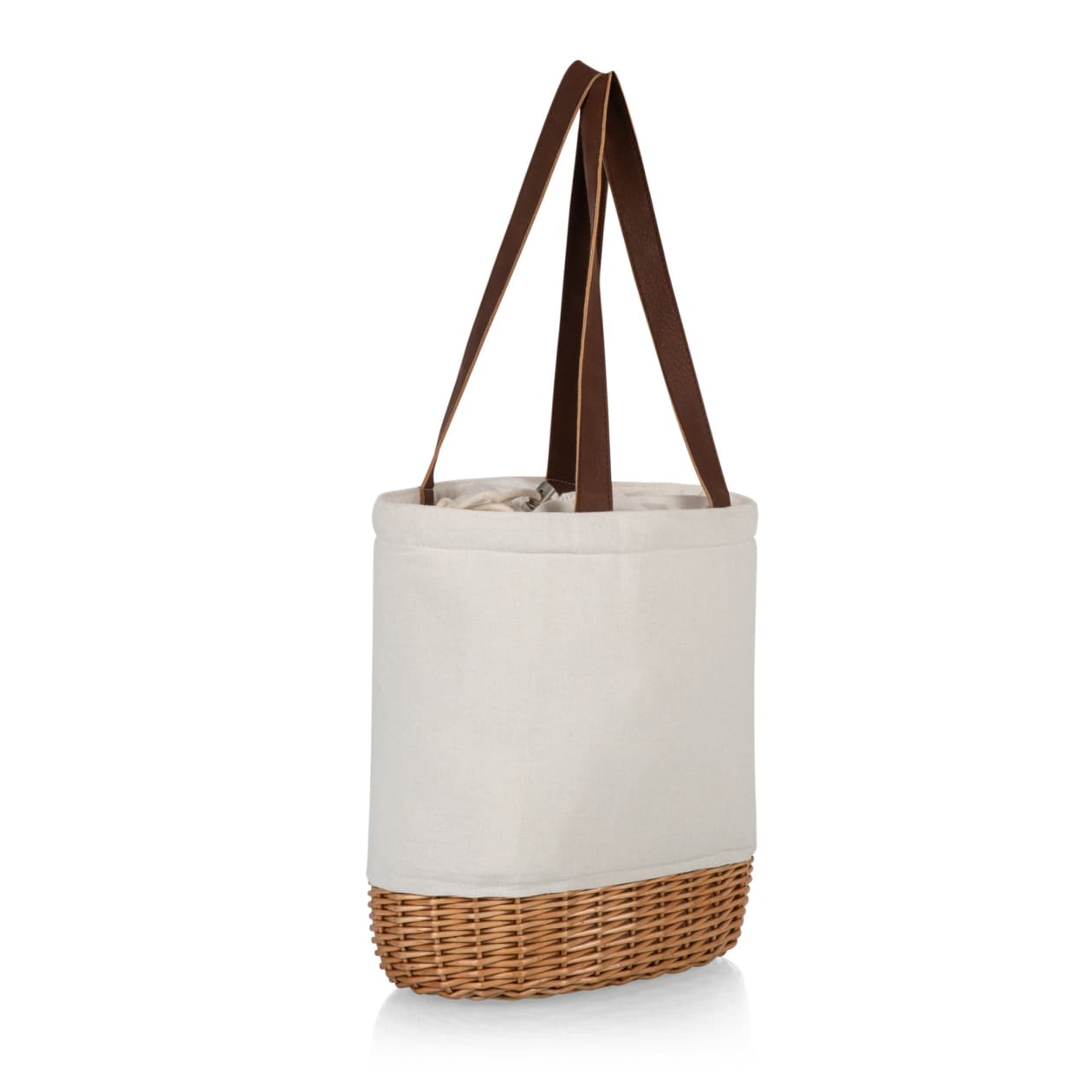 Pico Willow and Canvas Lunch Basket