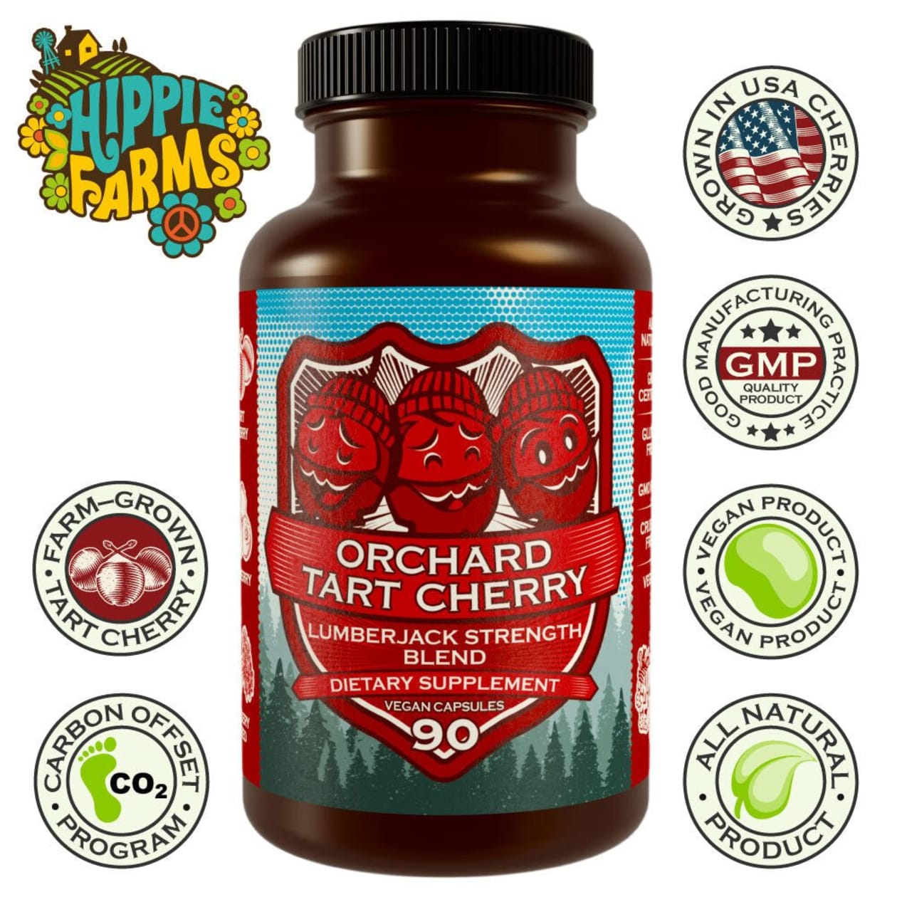 Orchard Tart Cherry - Lumberjack Strength Blend - USA Cherries