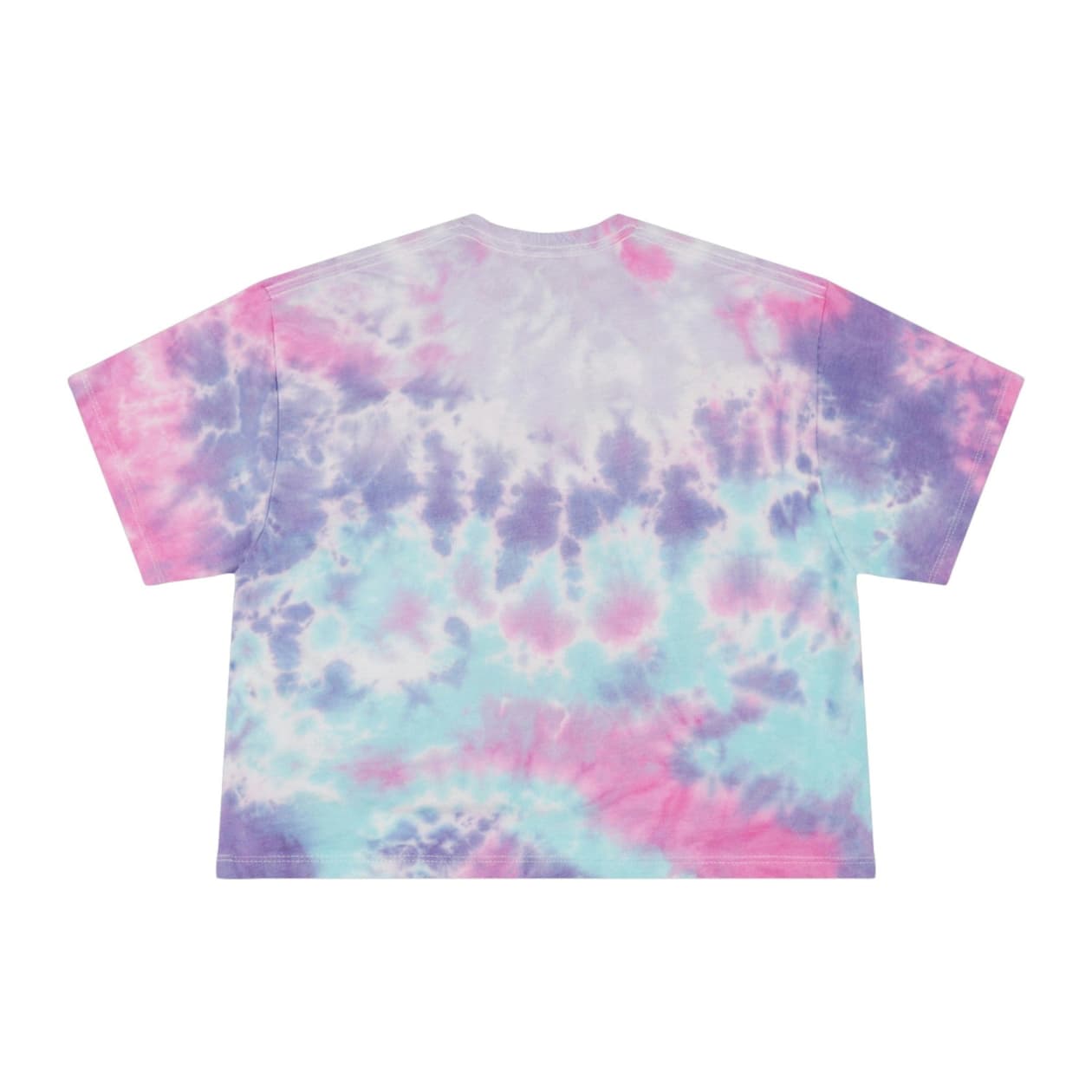 Billionaires Are Compostable Groovy Flower Women's Tie-Dye Crop Tee