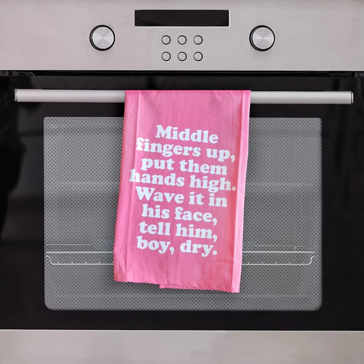 Beyoncé-Inspired Boy Dry Tea Kitchen Towel | Cotton Flour Sack Dish Cloth | 21" x 28"