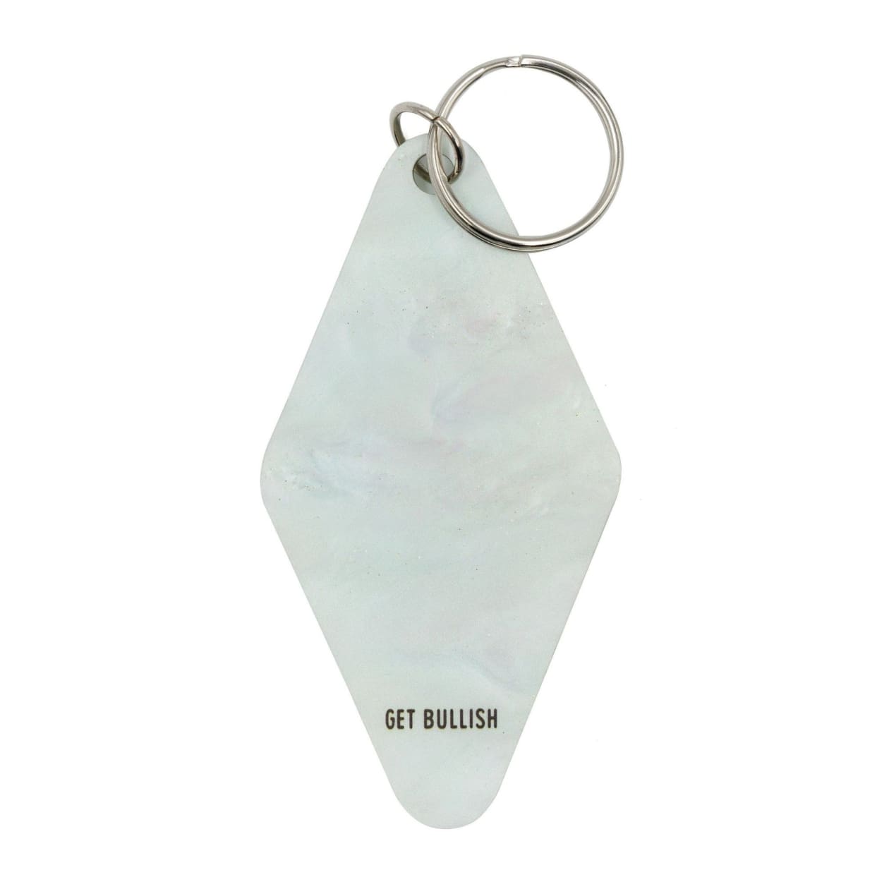 Drink Water Before You Murder Someone Keychain in Marble Mint