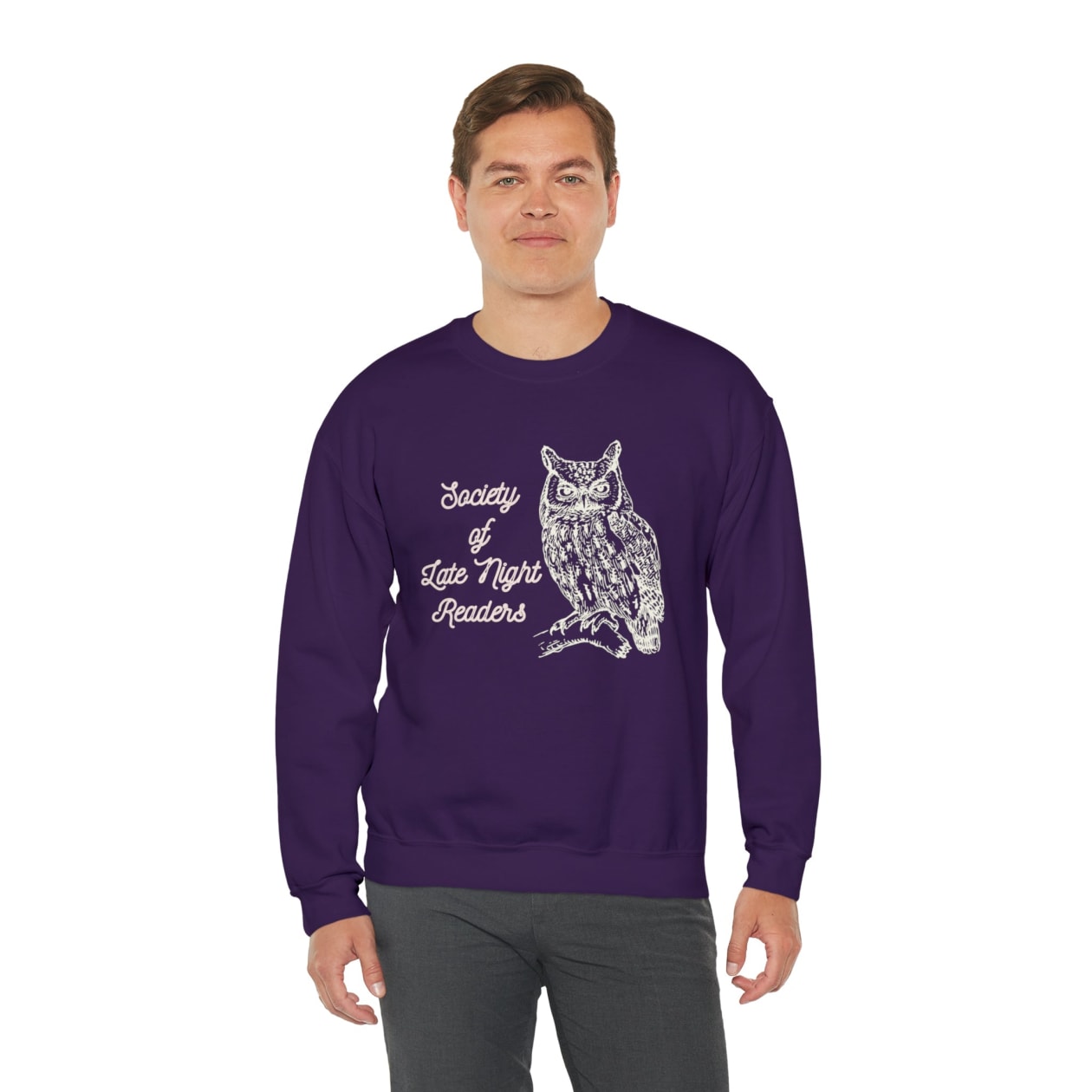 Society Of Late Night Readers Unisex Heavy Blend™ Crewneck Sweatshirt