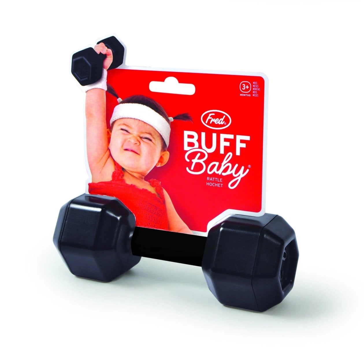 Buff Baby Dumbbell Rattle | Toddler Kids Gifts